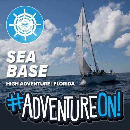 Sea Base #AdventureOn social media image 1080x1080